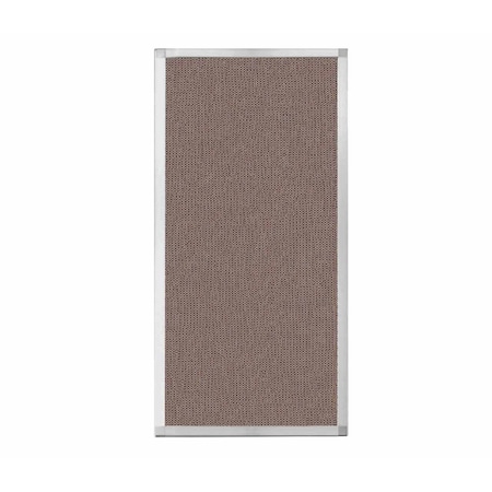 Versare Hush Panel Configurable Cubicle Partition 2' x 4' Latte Fabric 1850213